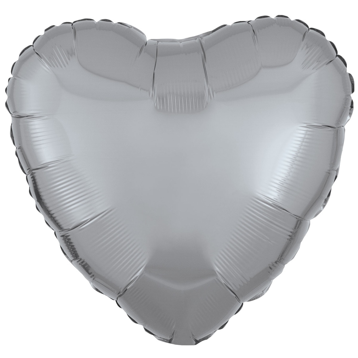 Globo Foil 43cm Corazón Liragram Plata Metal Plata-1