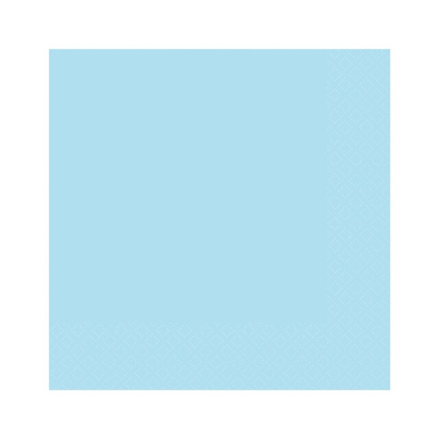 Imagen 0 de Pack 20 Servilletas 33X33cm Liragram Azul Cielo