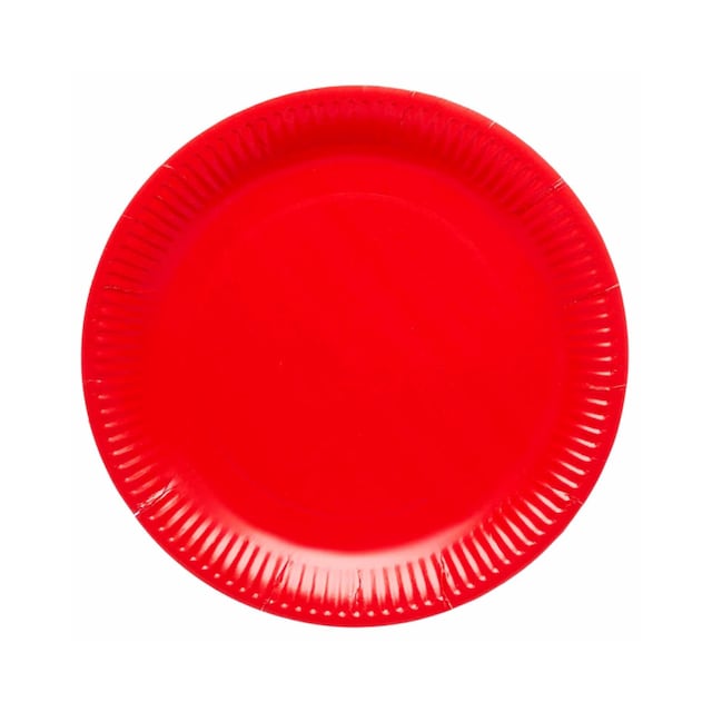 Imagen 0 de Pack 8 Platos Papel 23cm Liragram Rojo Fiesta
