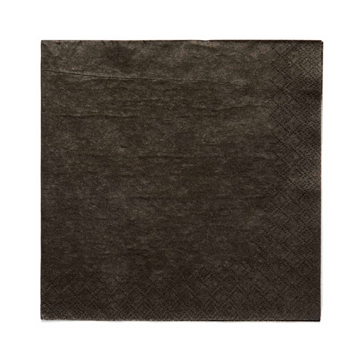 Pack 20 Servilletas 33X33cm Liragram Negro Carbón Negro-1