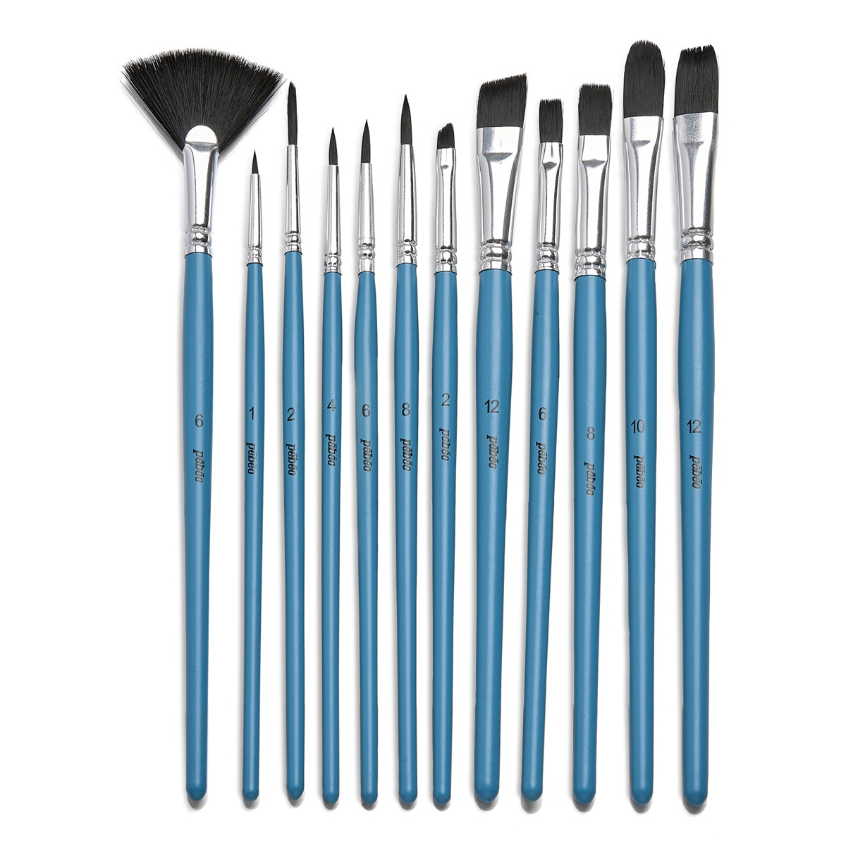 Set 12 pinceis aguarela Pebeo 2