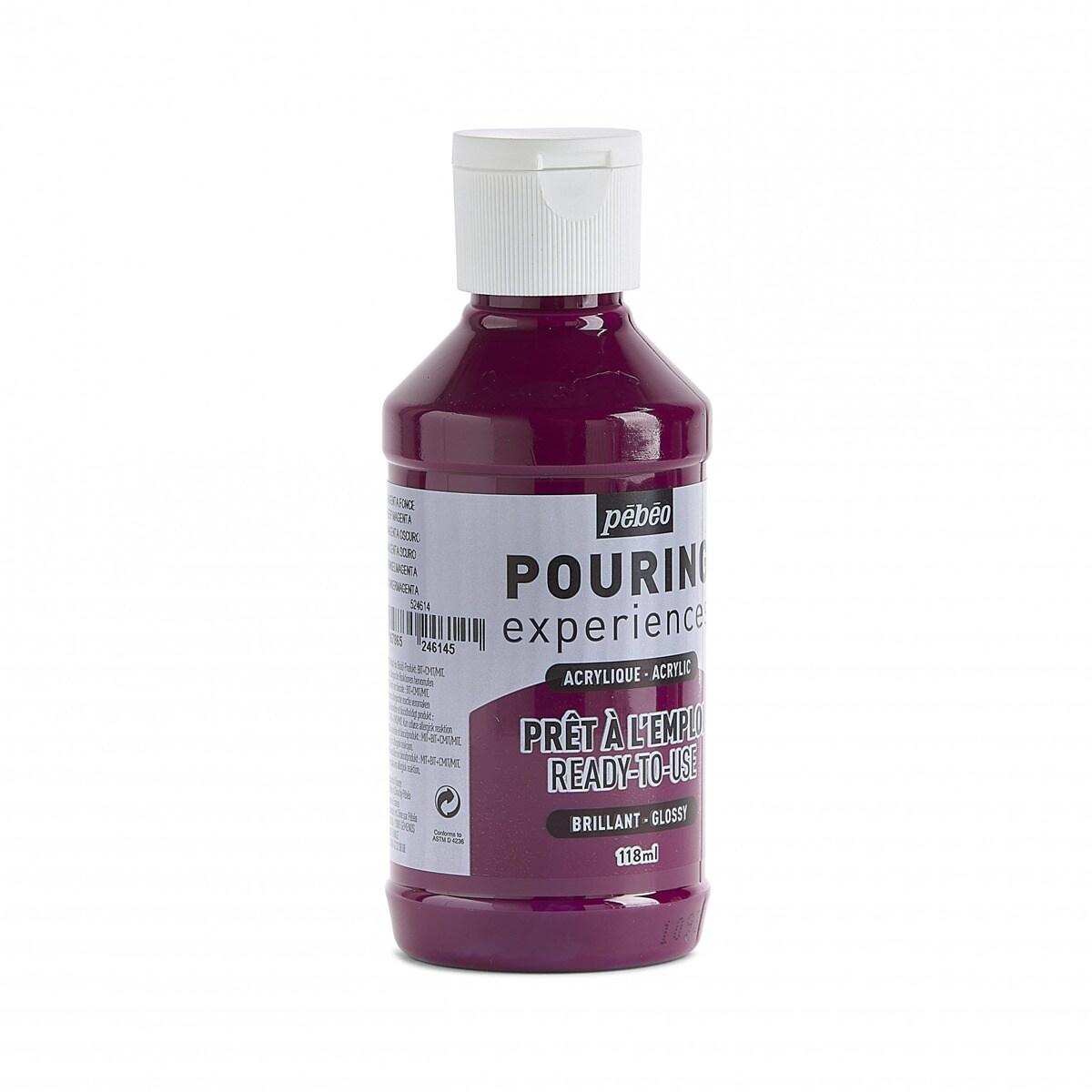 Líquido de enchimento 118 ml Pebeo magenta escuro 4