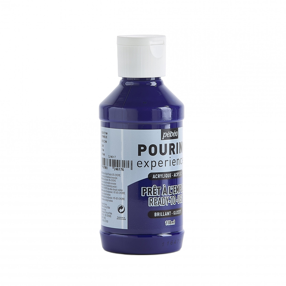 Fluido de enchimento 118 ml azul Pebeo 4