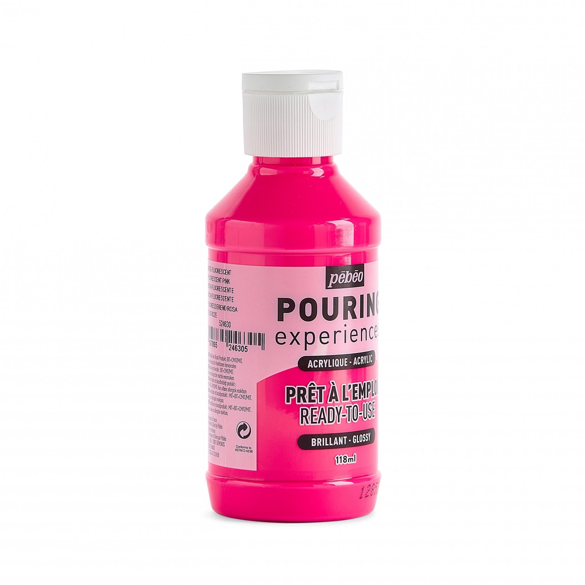 Pouring fluido 118 ml Pebeo rosa fluor 4