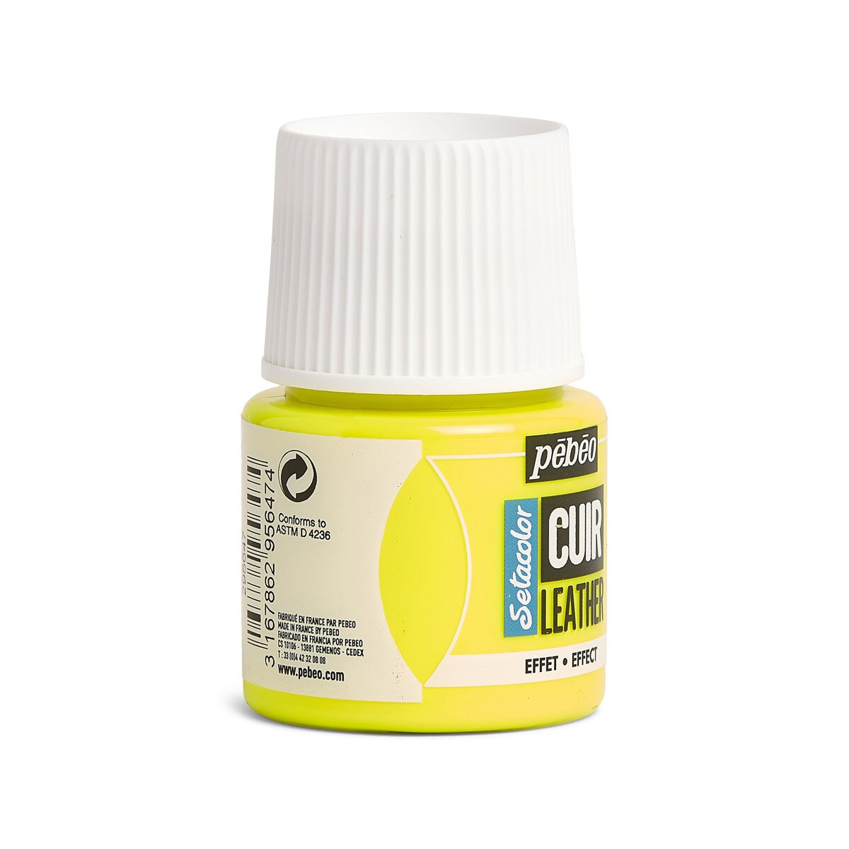 Tinta para Pele 45ml Pebeo Amarelo Fluor 4