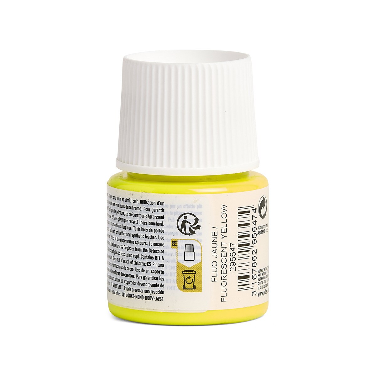 Tinta para Pele 45ml Pebeo Amarelo Fluor 3