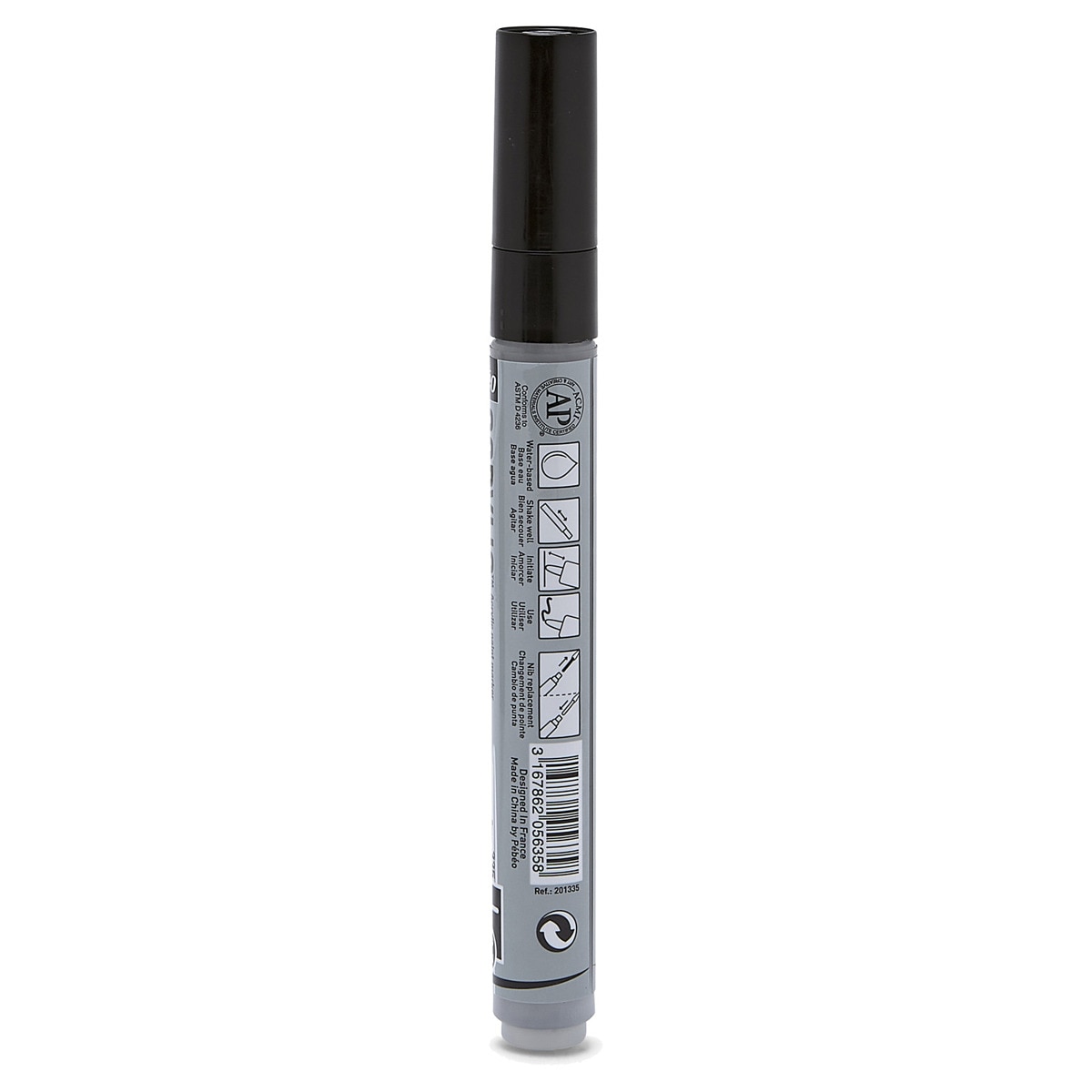 Marcador acrilico 0,7mm Pebeo cinza Cinzento-4