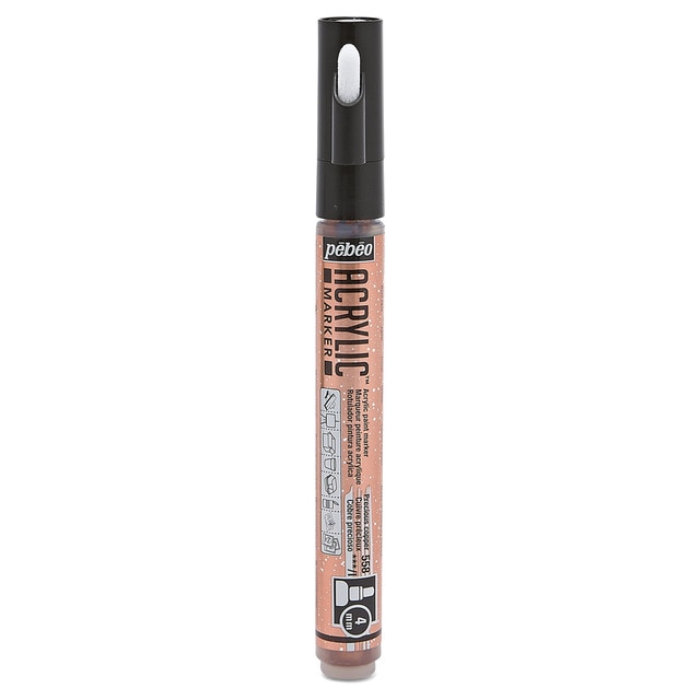 Imagem 0 de Marcador acrilico brillante 4mm Pebeo cobre