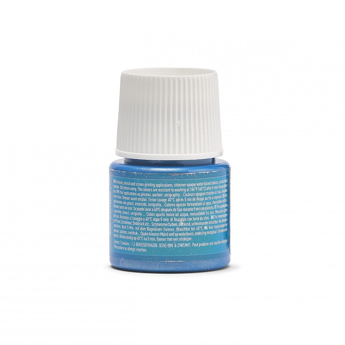 Setacolour opaco iridescente 45ml Pebeo azul elétrico Azul-elétrico-3