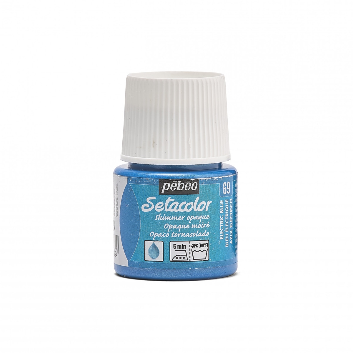 Setacolour opaco iridescente 45ml Pebeo azul elétrico Azul-elétrico-1