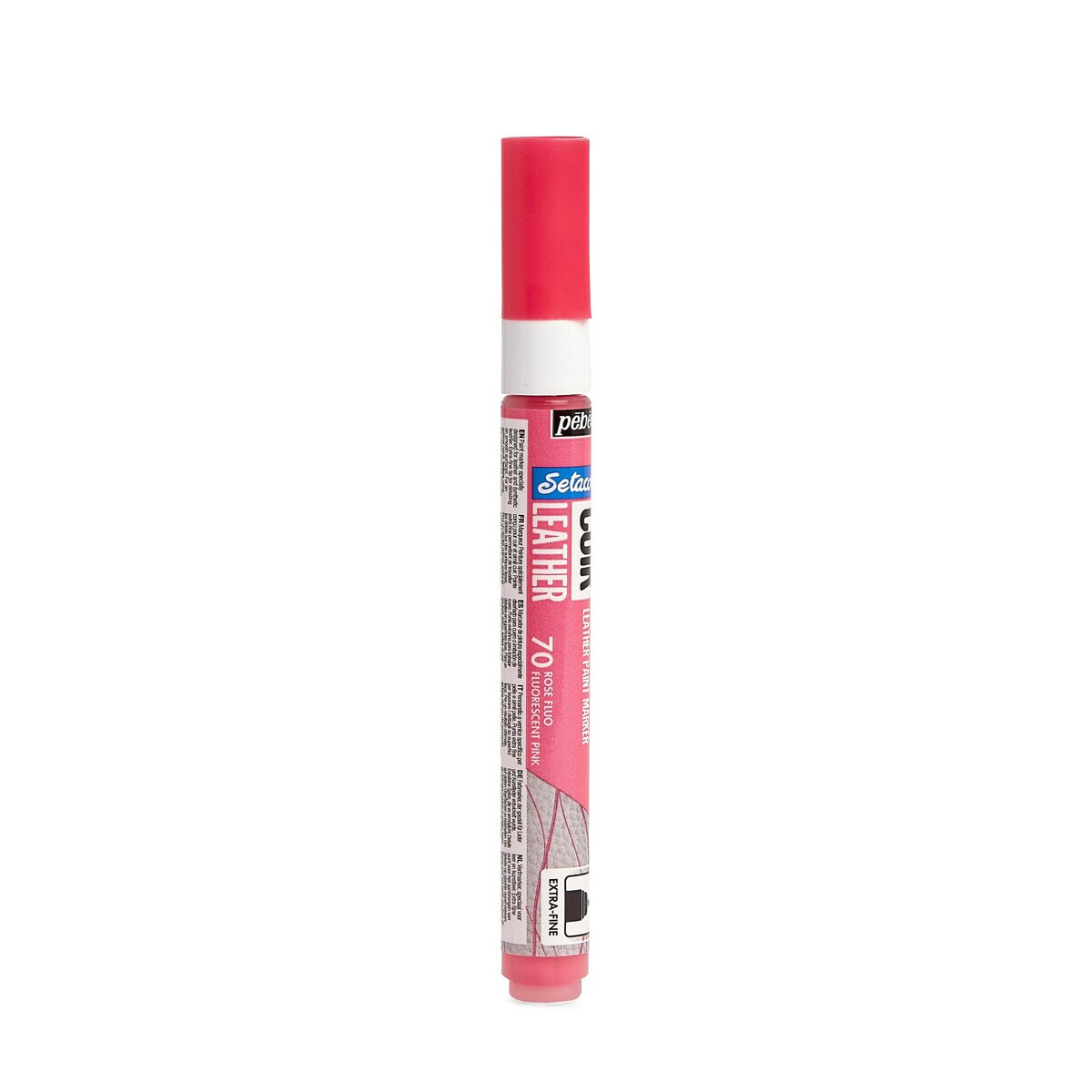 Marcador Cuero ponta extrafina 1mm Pebeo rosa fluor 3