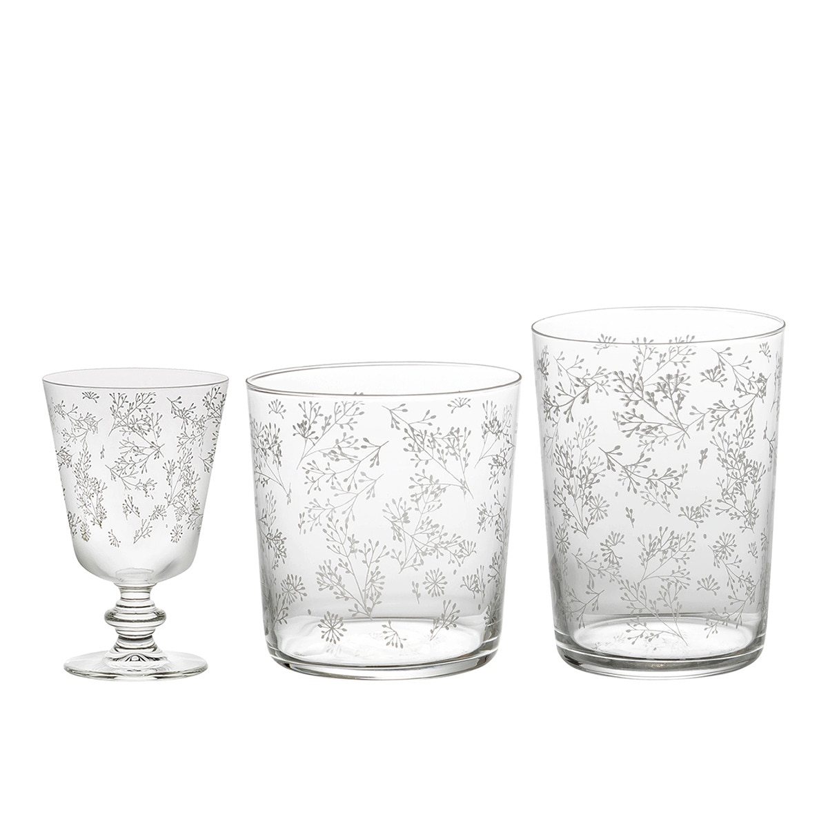 Serviço de cristal por peças Nature 1