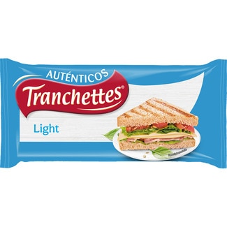queso fundido light en lonchas 14 unidades envase 262 g - Tranchettes