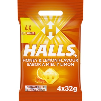 caramelos miel y limón pack 4 envases 32 g - Halls