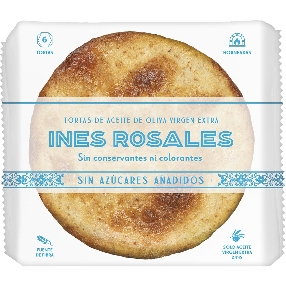 tortas de aceite con aceite de oliva virgen sin azúcar paquete 180 g