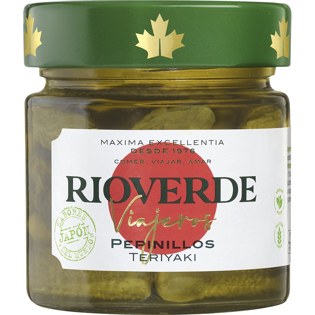 pepinillos teriyaki frasco 120 g neto escurrido