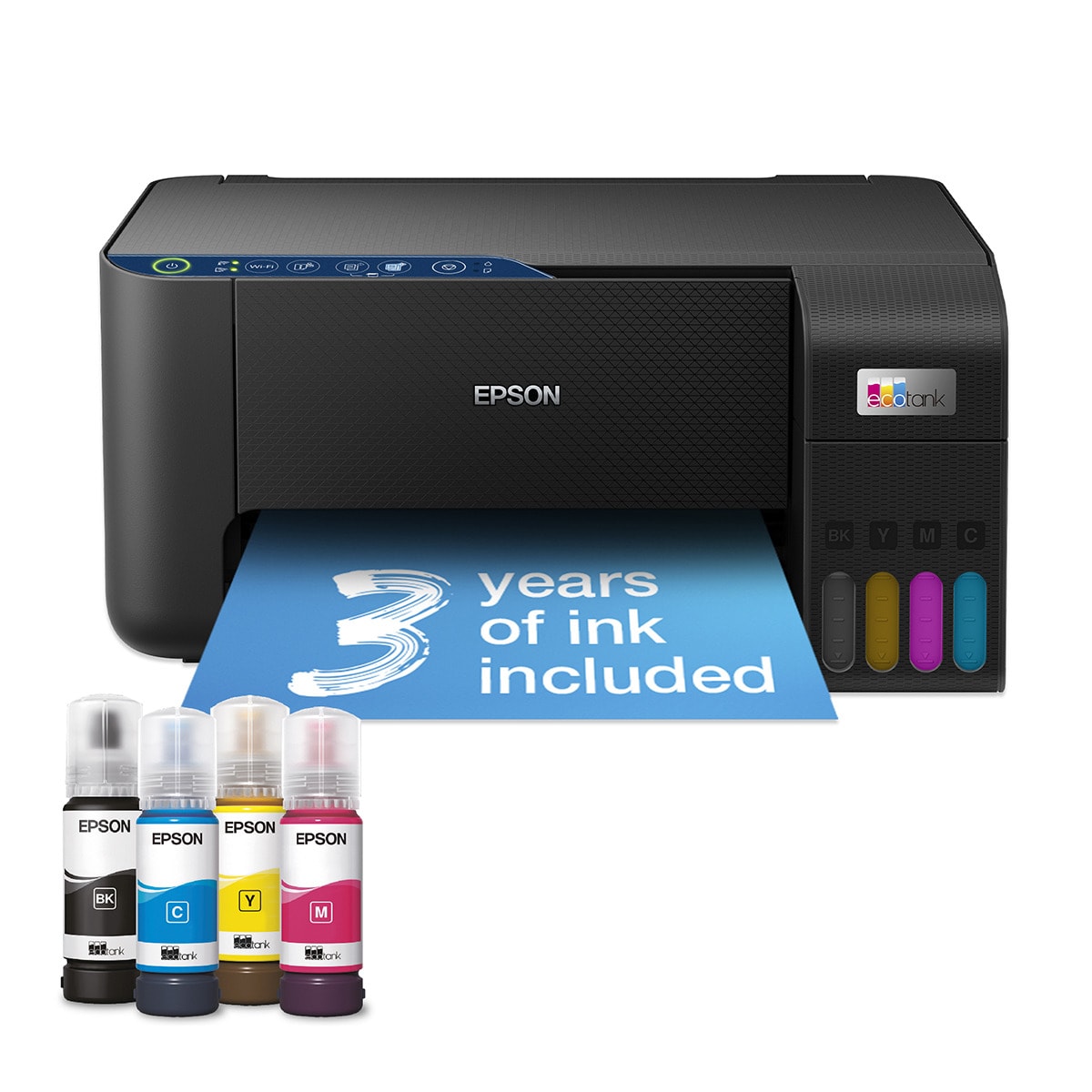 Impresora Multifunción rellenable tinta Epson Ecotank ET-2861. Negro-2