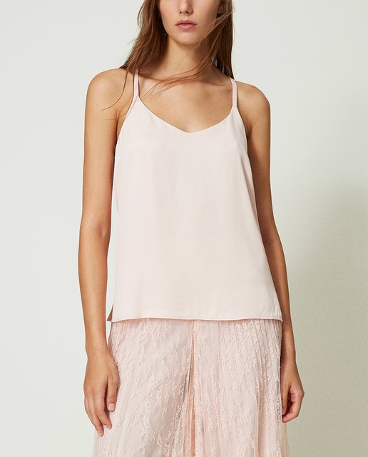 Imagem 0 de Top de Cetim com Alças