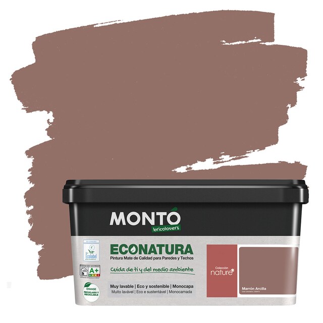 Imagen 0 de Pintura Plástica Mate Eco Natura Sostenible 4 l