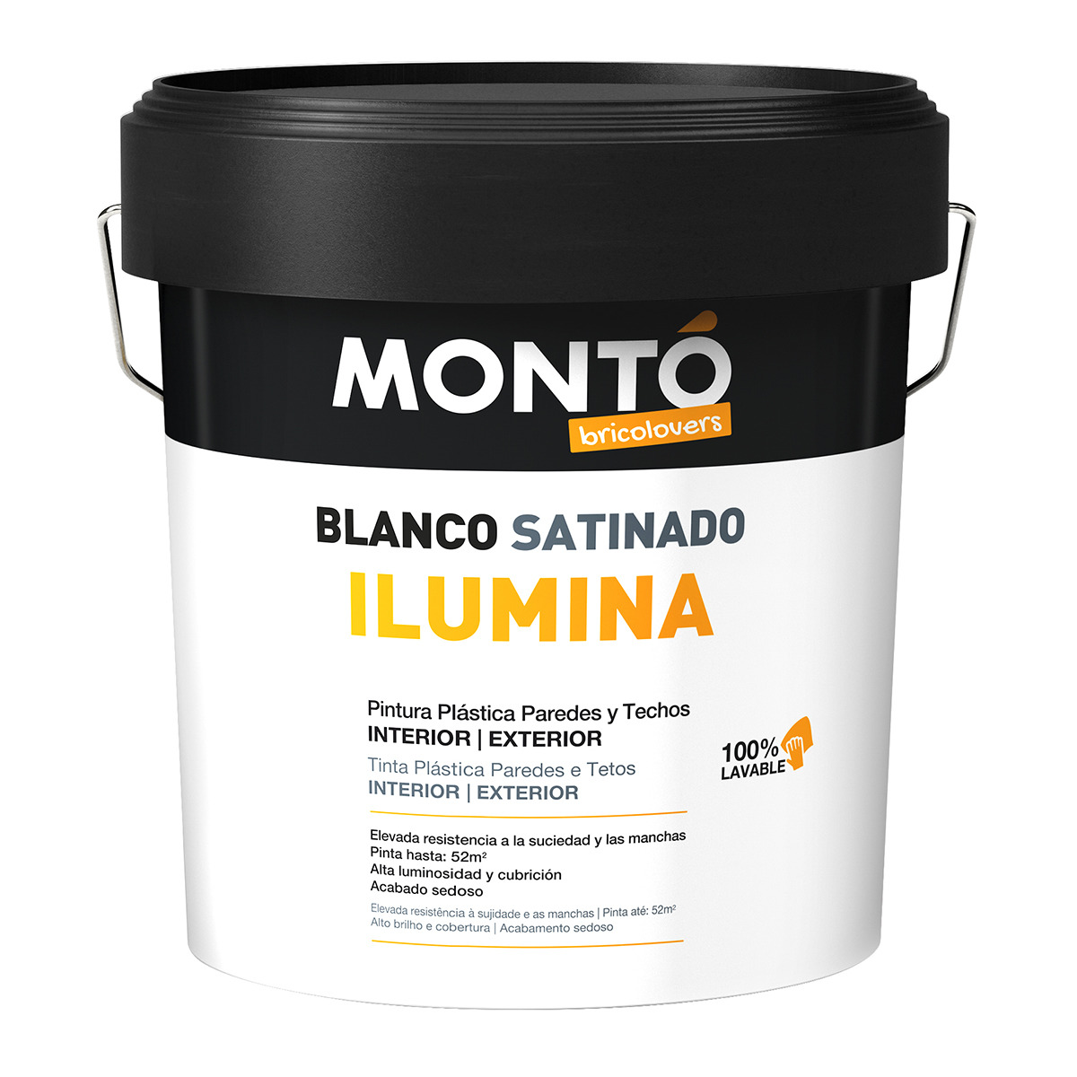 Pintura Plástica Satinada Ilumina Blanco-1