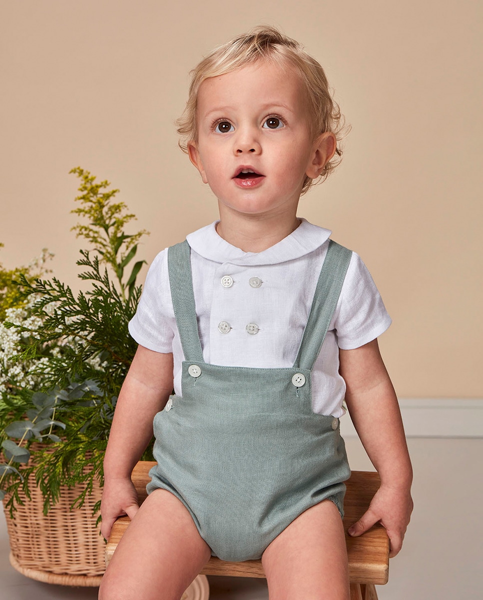 Bombacha com Alças Verde-escuro-1