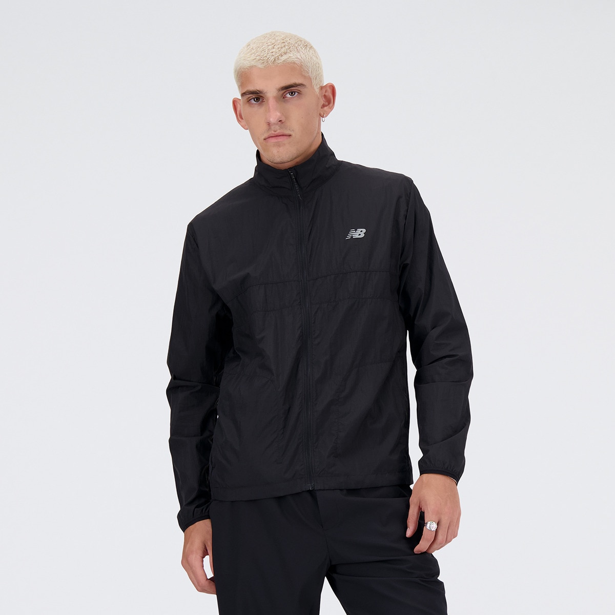 Casaco Corta-Vento de Homem NB Athletics Packable Preto-3