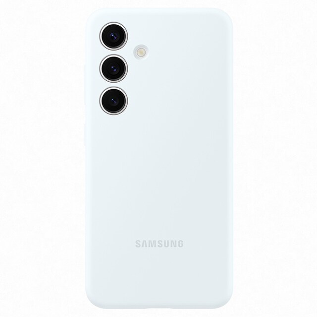 Imagen 0 de Funda de silicona blanca Samsung para Galaxy S24