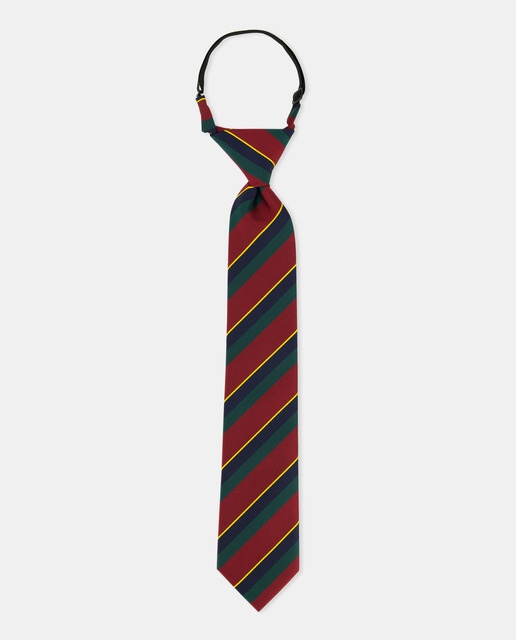 Imagen 0 de Corbata de niño con estampado rayas diagonal multicolor