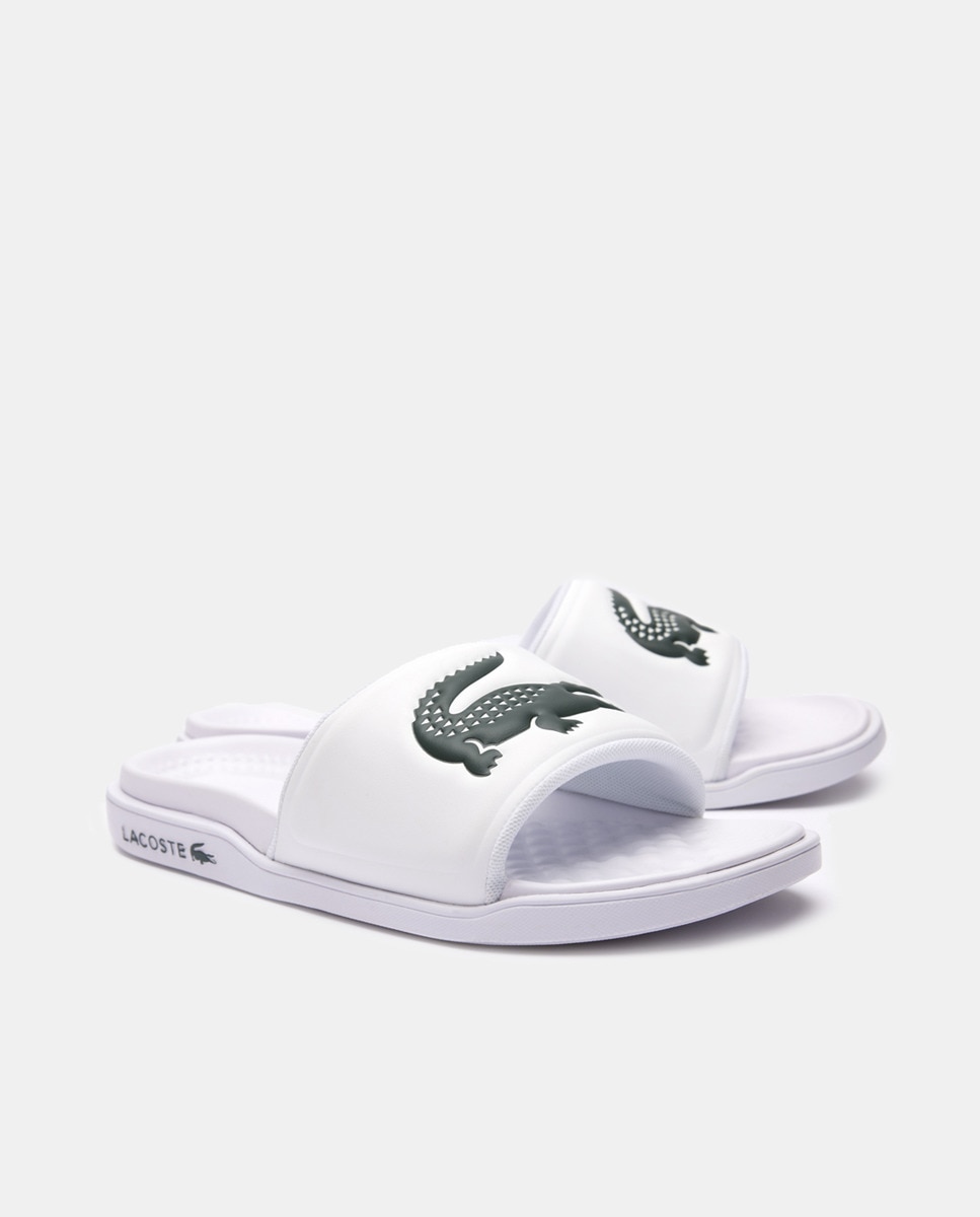 Chinelos Croco Dualiste com Logótipo Branco-2