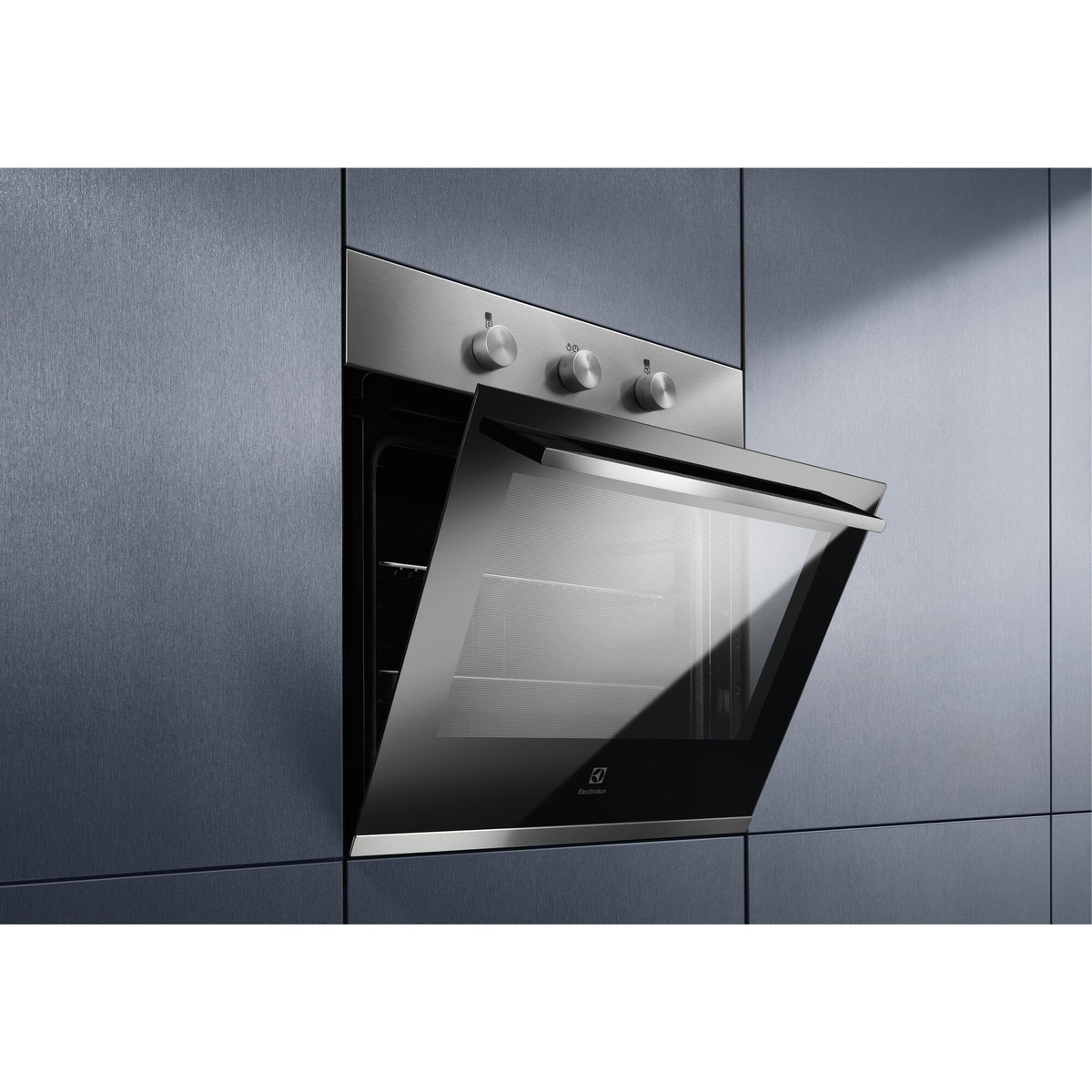 Horno multifunción Electrolux con sistema de limpieza AquaClean, 6 funciones - KOHHH00BX3 Inox-8