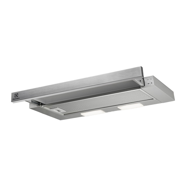 Imagem 0 de Exaustor Telescópico Encastrável Electrolux LFP226S Série 300 LEDLights de 3 Velocidades e de 60 cm - Inox