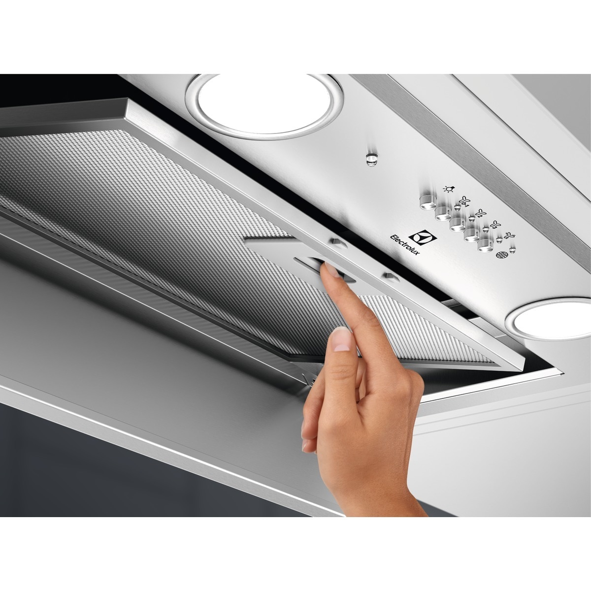 Campana de techo Electrolux con 3 velocidades + intensiva - LFG516X Inox-7