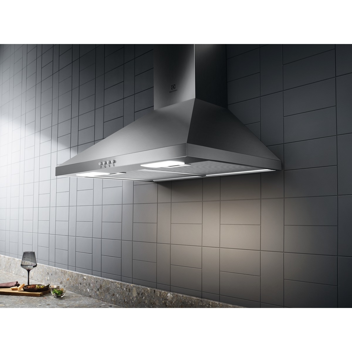 Campana decorativa Electrolux con 3 velocidades -LFC319X Inox-9