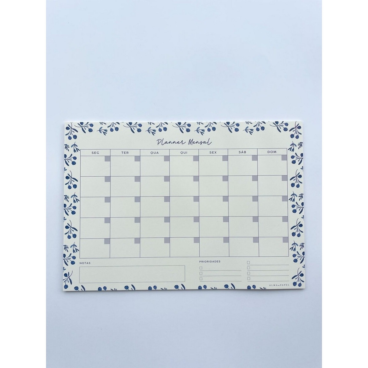 Imagem 0 de Planificador Mensal Azulejo 18 Folhas