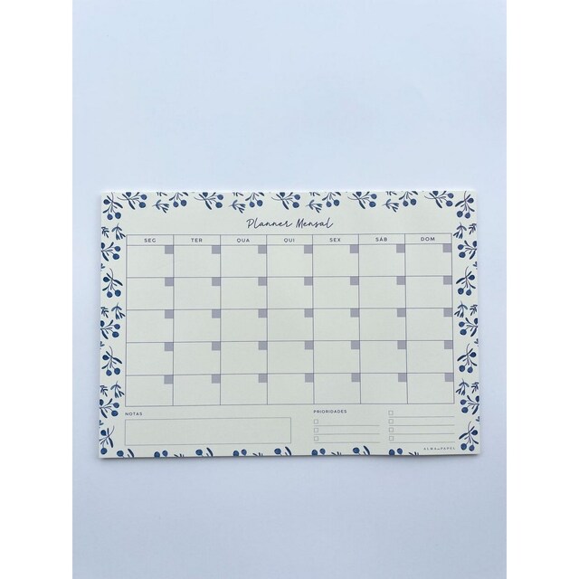 Imagem 0 de Planificador Mensal Azulejo 18 Folhas