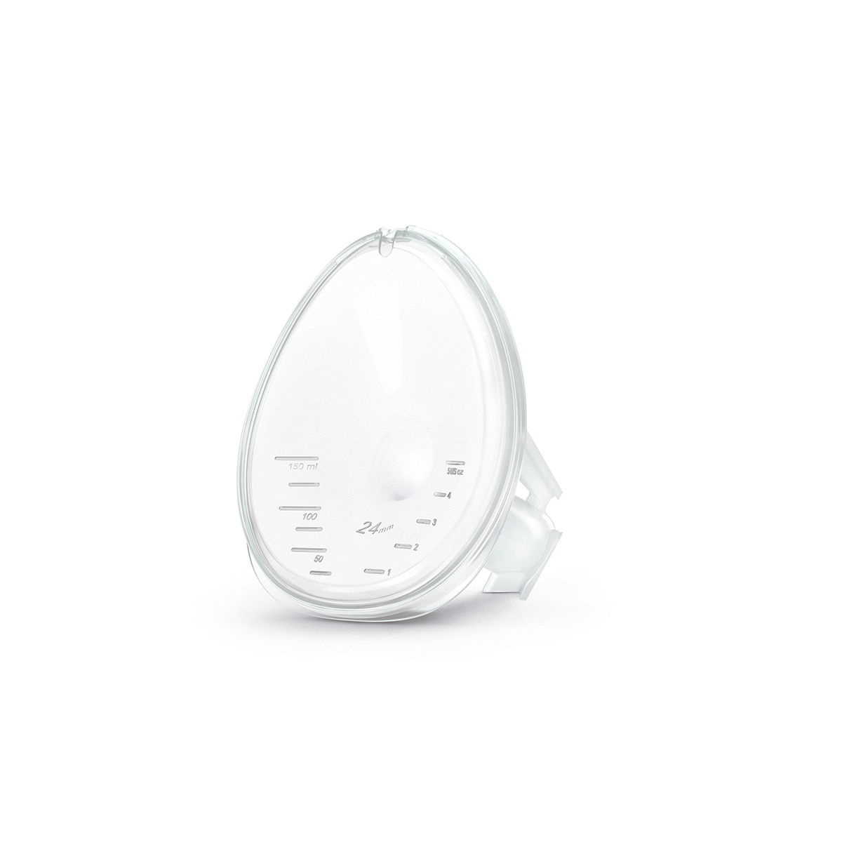 Embudo Medela sacaleches Hands Free Blanco-1
