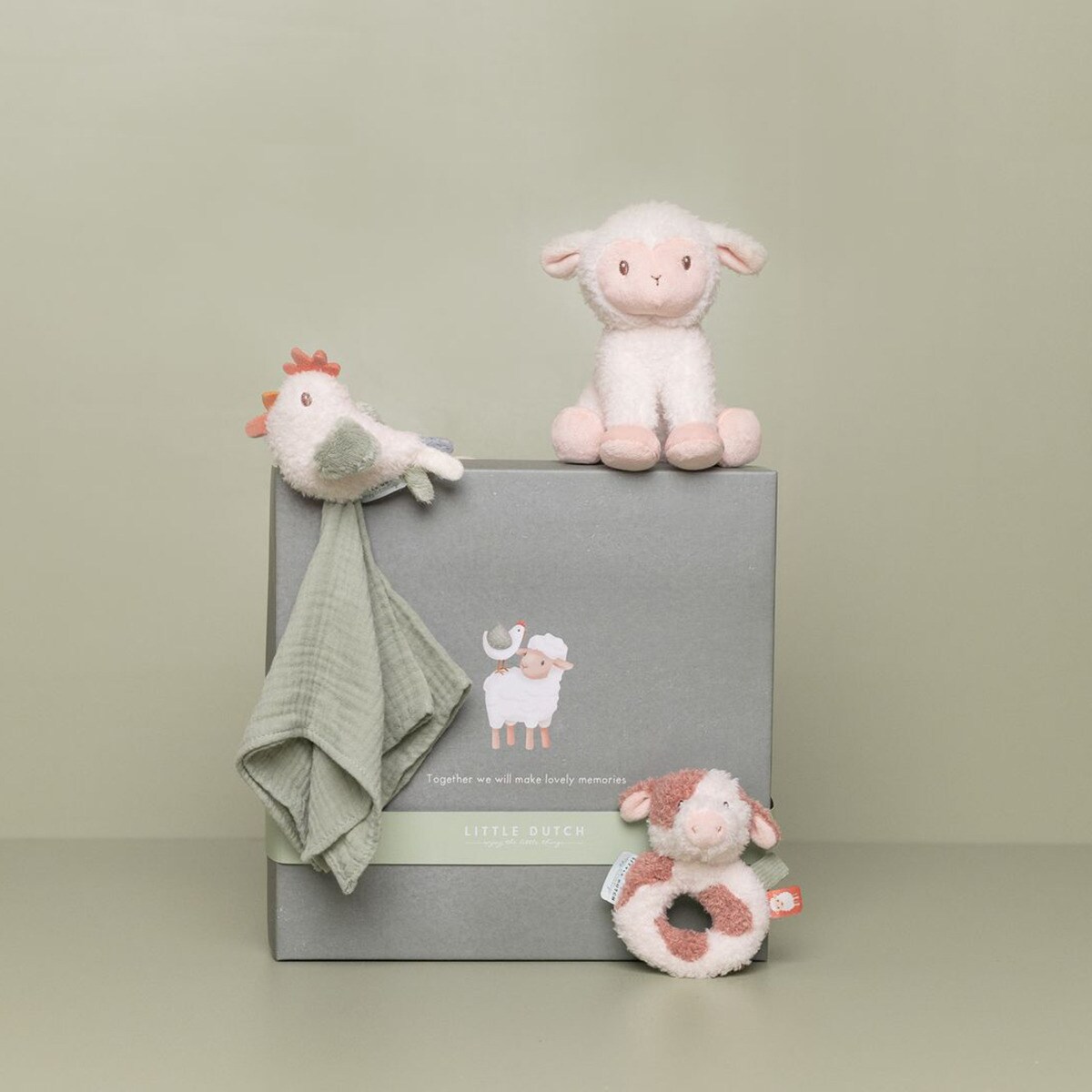 Caixa de Presente Coleção Little Farm Branco-4