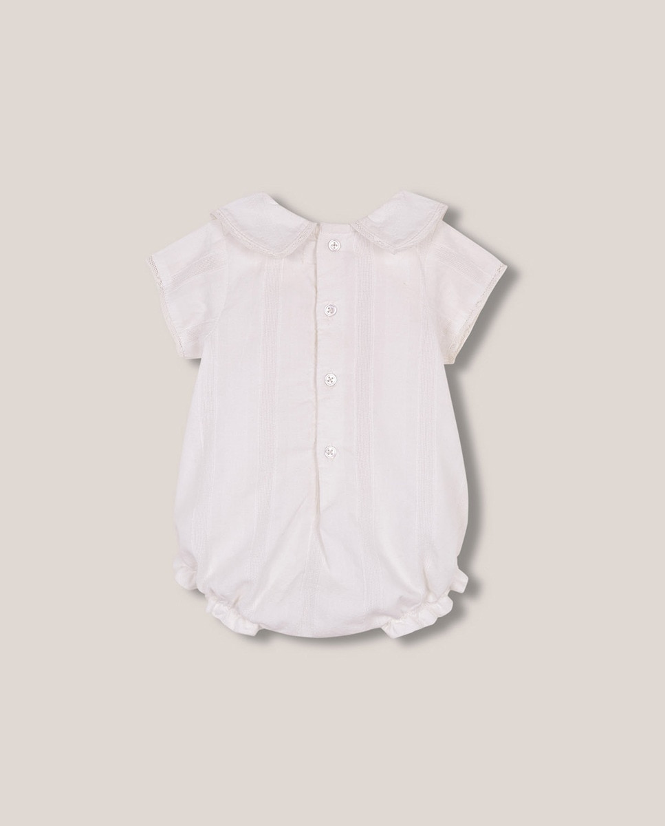 Conjunto Pregas e Tiras Bordadas Branco-2