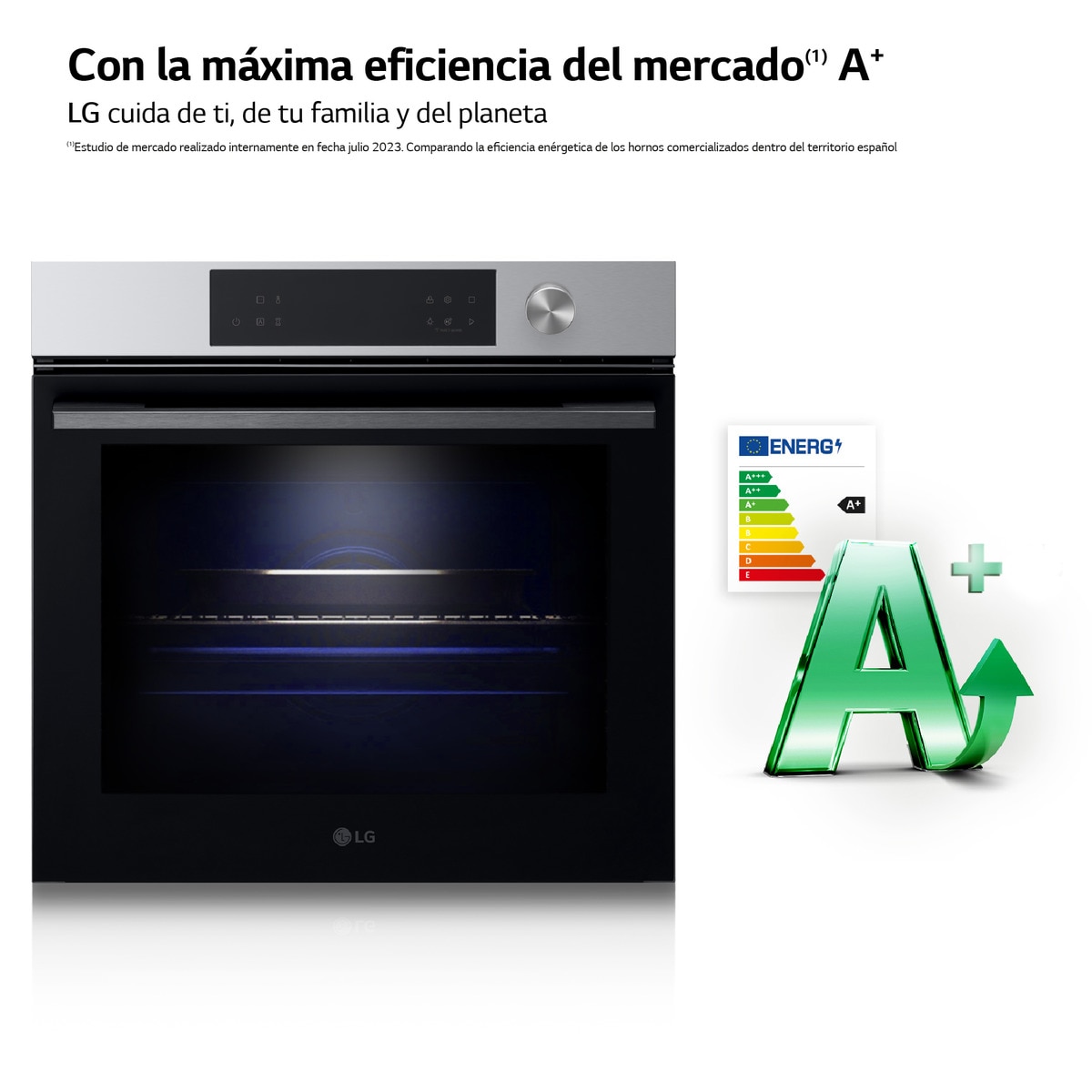 Horno multifunción LG Pirolisis, 76 l,  función Instaview - WSED7613S Inox-7