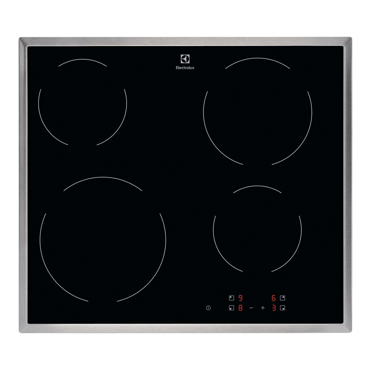 Placa vitrocerámica Electrolux con 4 zonas de cocción - LRR6430M Negro-1