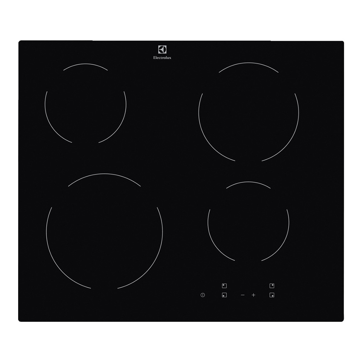 Placa vitrocerámica Electrolux con 4 zonas de cocción- LRR6430CK Negro-1
