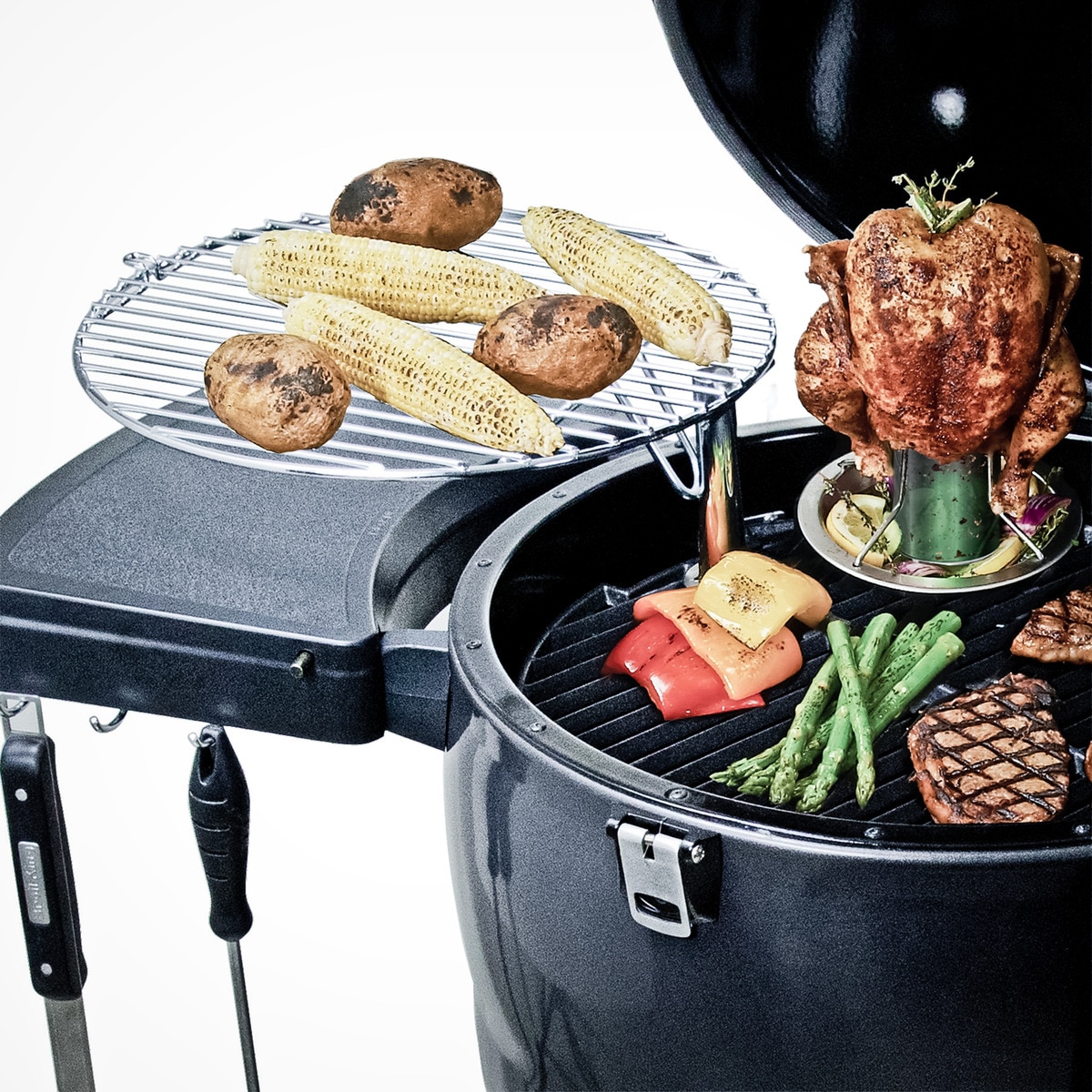 Barbecue a Carvão Kamado KEG 5000 Preto-11