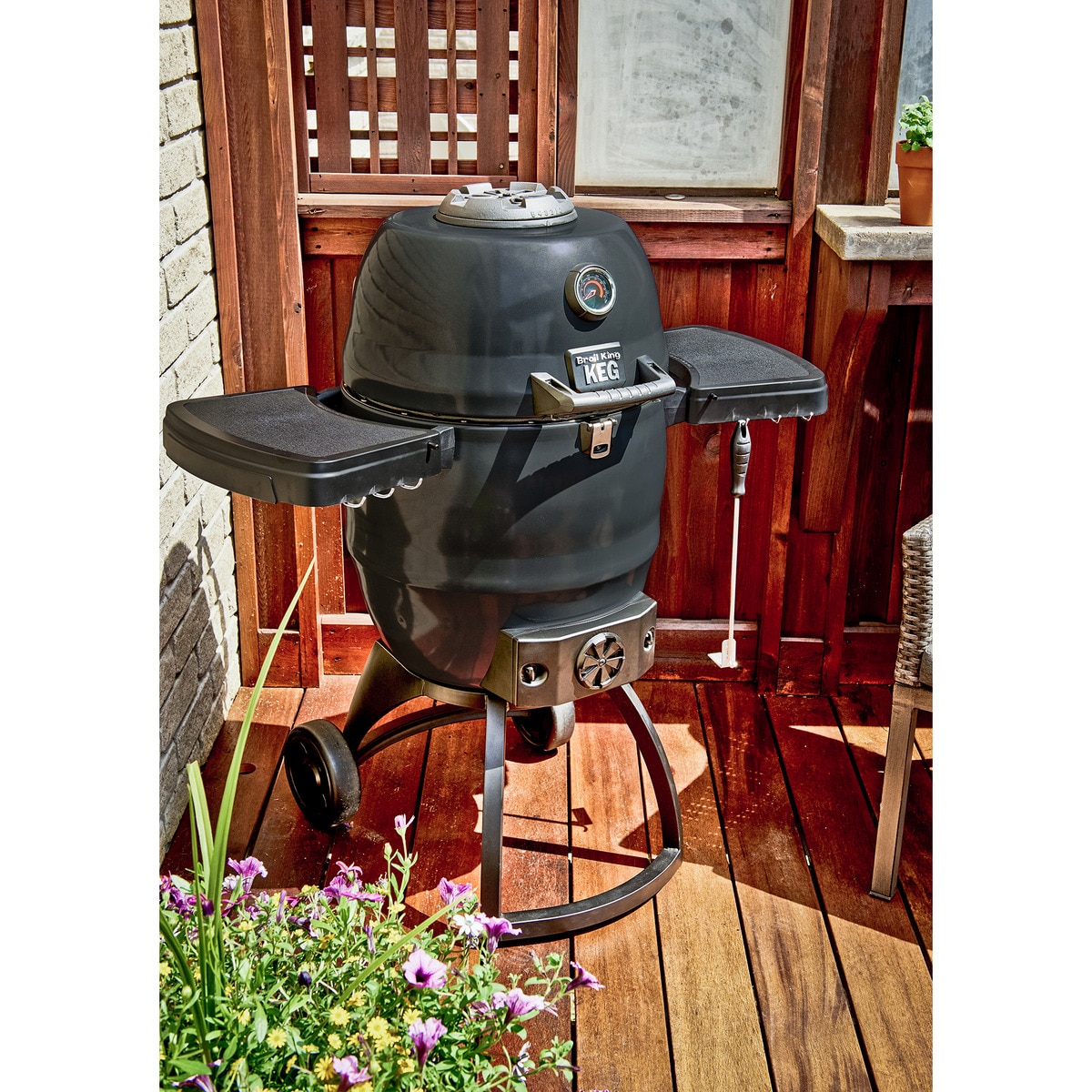 Barbecue a Carvão Kamado KEG 5000 Preto-9
