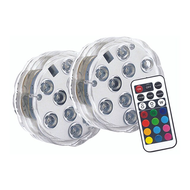 Imagem 0 de Pack de 2 Lâmpadas LED Flutuantes RGB+Comando