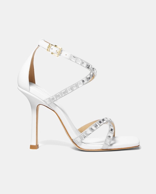 Imagen 0 de Sandalias Celia de mujer en piel tiras cruzadas tacón aguja