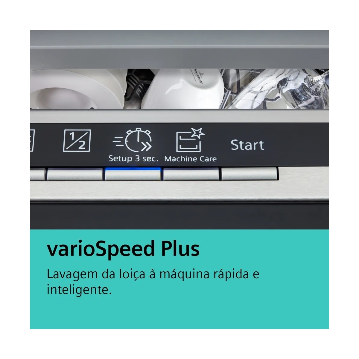 Máquina de Lavar Loiça Siemens iQ300 SN23EI03KE de 13 Conjuntos e de 60 cm - Inox Aço inoxidável-3