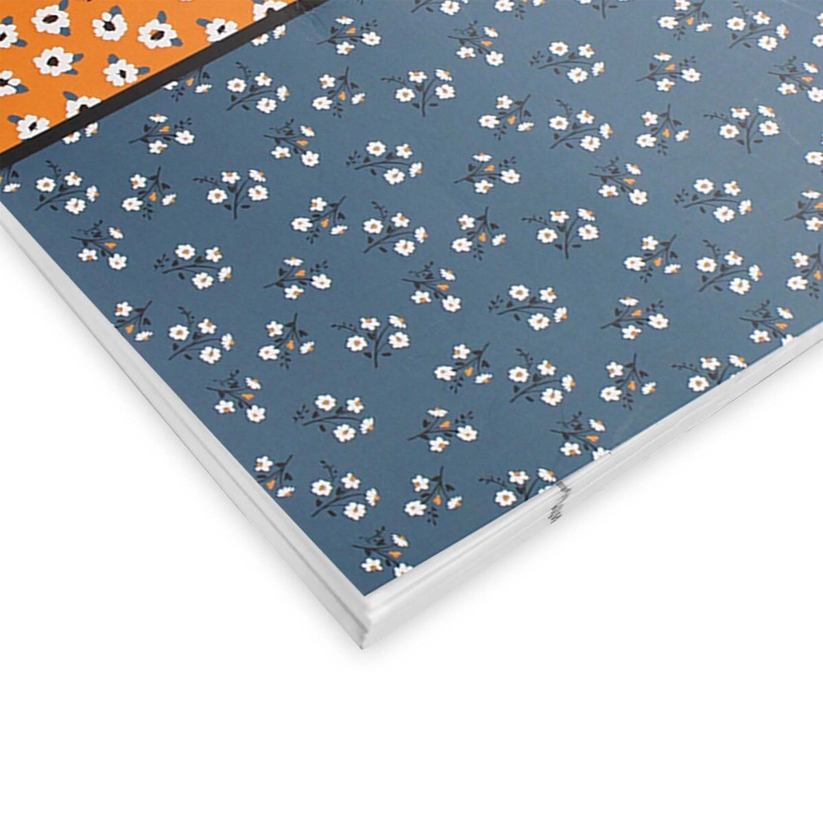 Caderno Agrafado A5 Int. Per. Liso  80G 40Fls Floral 2
