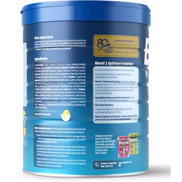 Optimum Evolution 1 Säuglingsmilch ab dem ersten Lebenstag Dose 800 g