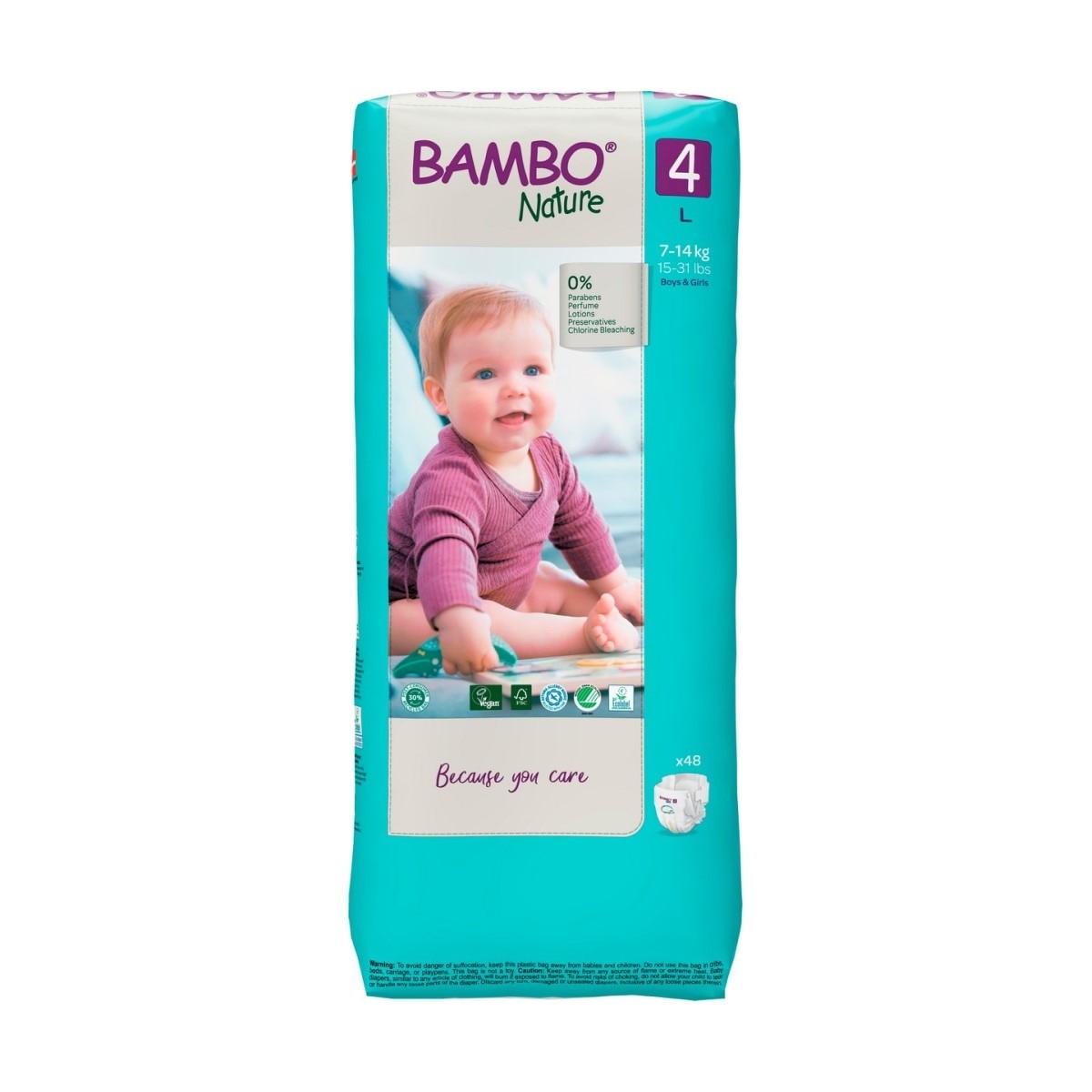 Fraldas TAM 4 (7-14 kg) - 48 un. 1