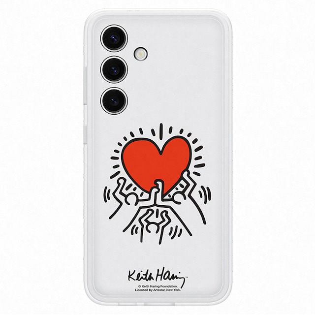 Imagen 0 de Funda Flipsuit Keith Harring blanca Samsung para Galaxy S24